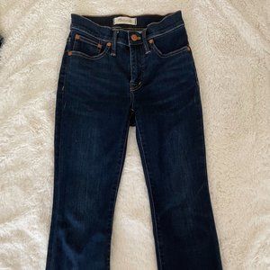 Madewell dark wash Cali Demi-Boot Cut